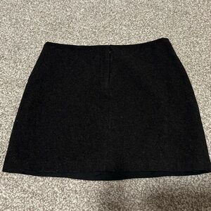 J crew wool mini skirt